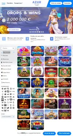 la aplicación e interfaz BLAZE CASINO